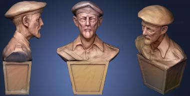 3D мадэль Статуя солдата (STL)